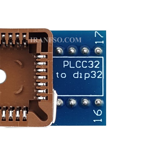تبدیل پروگرمر 32 پایه ZIF PLCC32-EP1M