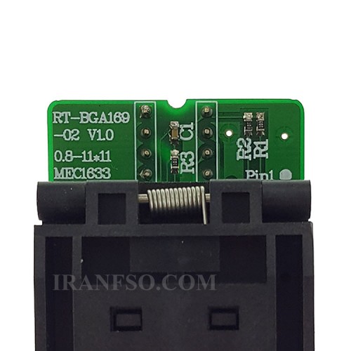 تبدیل پروگرمر 169 پایه ZIF RT-BGA169-02