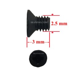 پیچ M2.5x3 سرتخت پک 10 عددی