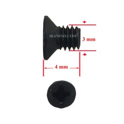 پیچ M3x4 سرتخت