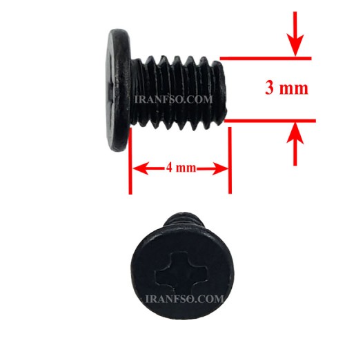 پیچ M3x4_5mm پک 10 عددی
