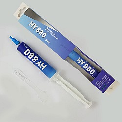خمیر سیلیکون Paste HY880-30gr سرنگی-باپک