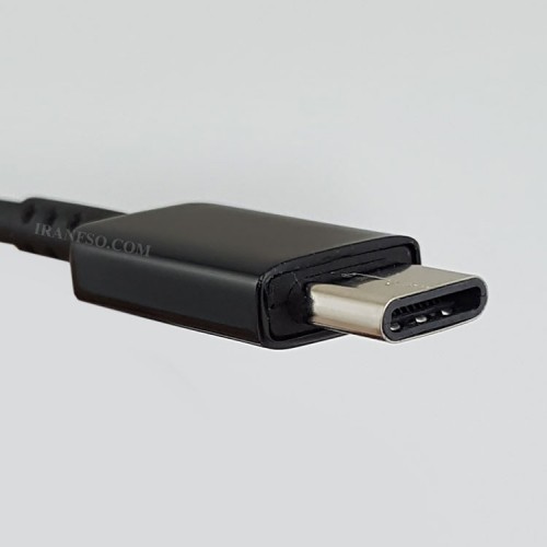 کابل موبایل و تبلت Type C به USB مشکی باپک