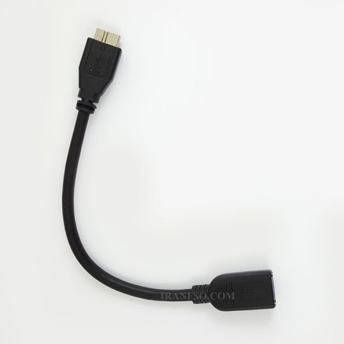 تبدیل OTG به یو اس بی 3 تبلت و موبایل مشکی-بدون پک
