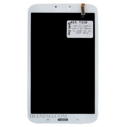 تاچ و ال سی دی تبلت سامسونگ Galaxy Tab 3 SM-T310 سفید هاله دار