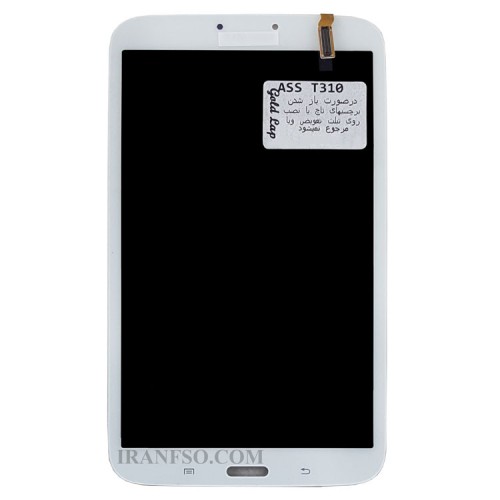 تاچ و ال سی دی تبلت سامسونگ Galaxy Tab 3 SM-T310 سفید هاله دار