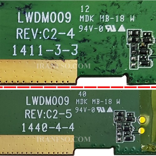 مادربرد تبلت لنوو Tab A3500_LWDM009_Rev C2-4_Rev C2-5
