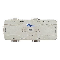 سوئیچ Wipro KVM 4Port VGA دست دوم