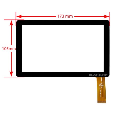 تاچ تبلت GT70Q8801_LC130423-1 مشکی 30 پین 173x105mm