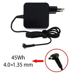 آداپتور لپ تاپ ایسوس 19V 2.37A Gimo Plus مربعی زنبوکی سرفیش بزرگ 4*1.35mm