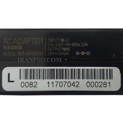 آداپتور لپ تاپ ایسوس 19V 3.42A Gimo Plus مربعی