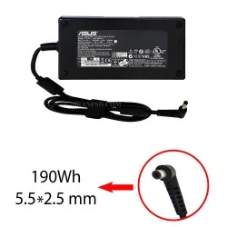 آداپتور لپ تاپ ایسوس 19V 9.5A Gimo Plus سرنرمال-کابل PC