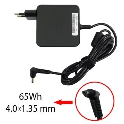 آداپتور لپ تاپ ایسوس 19V 3.42A مربعی زنبوکی سرفیش بزرگ 4*1.35mm