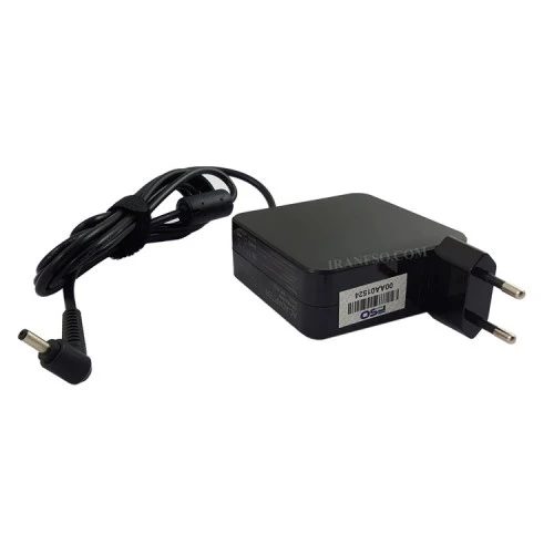 آداپتور لپ تاپ ایسوس 19V 3.42A مربعی زنبوکی سرفیش بزرگ 4*1.35mm