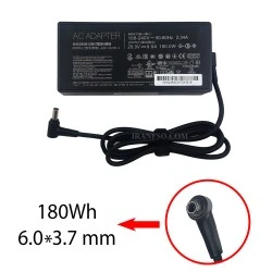 آداپتور لپ تاپ ایسوس 20V 9A Gimo Plus سوزن دار 6*3.7mm