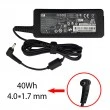 آداپتور لپ تاپ اچ پی 19.5V 2.05A سر زنبوکی-اورجینال سه تایی