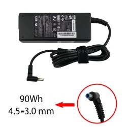 آداپتور لپ تاپ اچ پی 19.5V 4.62A Gimo Plus سر فیش آبی