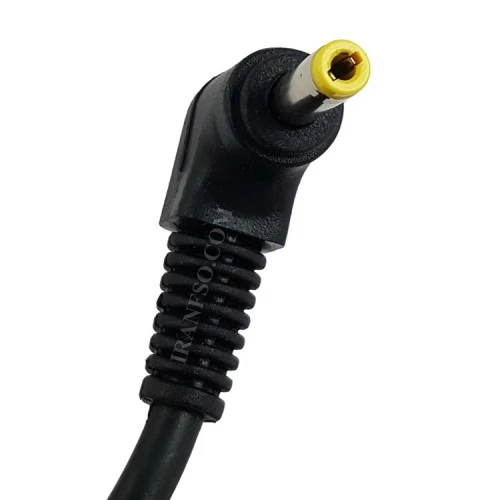 آداپتور لپ تاپ اچ پی 19.5V 2.05A سر زنبوکی-اورجینال کابل دوتایی