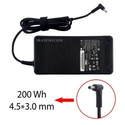 آداپتور لپ تاپ اچ پی 19.5V 10.3A Gimo Plus سرفیش آبی