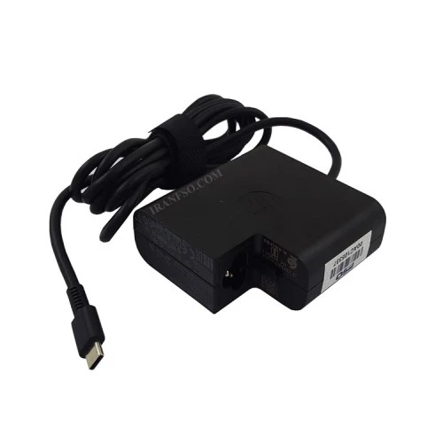 آداپتور تبلت-موبایل-لپ تاپ اچ پی 20V 3.25A_15V 4A_12V 5A_9V 3A_5V 3A Type C_Gimo Plus مربعی-کابل سه تایی