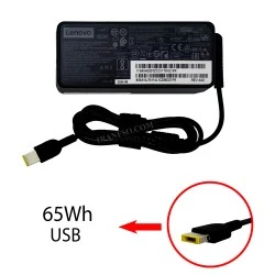 آداپتور لپ تاپ لنوو 20V 3.25A Gimo Plus سر یو اس بی
