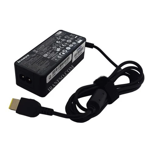 آداپتور لپ تاپ لنوو 20V 2.25A Gimo Plus سر یو اس بی کابل دو تایی