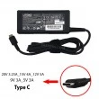 آداپتور تبلت-موبایل-لپ تاپ لایتون 20V 3.25A-15V 4.33A-12V 5A-9V 3A-5V 3A Type C