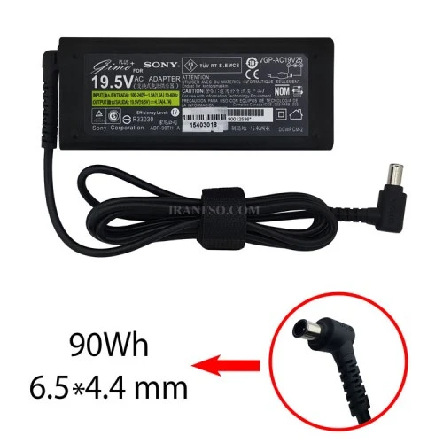آداپتور لپ تاپ سونی 19.5V 4.7A اورجینال