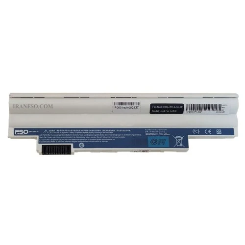 باتری لپ تاپ ایسر Aspire One D255-6Cell سفید