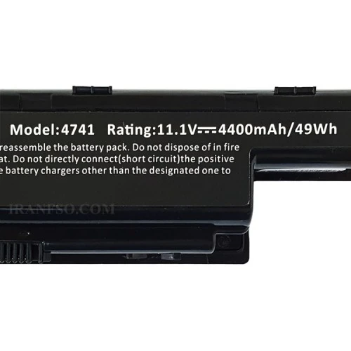 باتری لپ تاپ ایسر Aspire 4741-5741-5742_E1-571-6Cell مشکی-49 وات ساعت