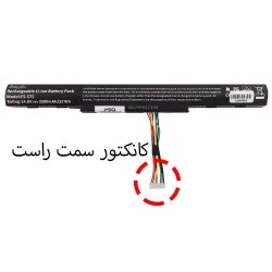 باتری لپ تاپ ایسر Aspire E5-575_AS16A5K مشکی-داخلی-37 وات ساعت