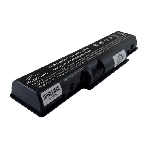 باتری لپ تاپ ایسر Aspire 5738-4710-4310-6Cell مشکی-40 وات ساعت