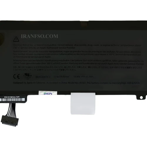 باتری لپ تاپ اپل A1322 Pro 13inch A1278-2009-2012 اورجینال