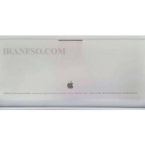 باتری لپ تاپ اپل A1281 Pro 15inch A1286-2008-2009 اورجینال