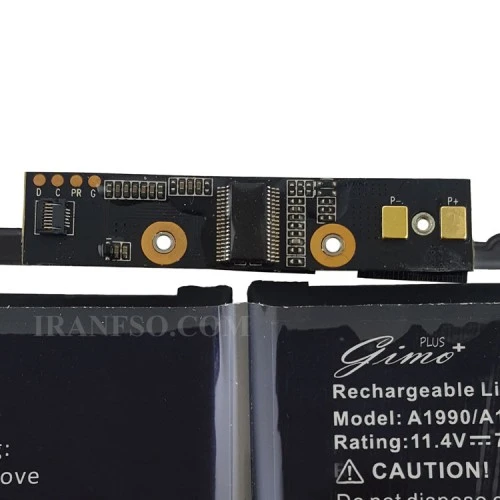 باتری لپ تاپ اپل MacBook Pro A1990 15 Inch A1953_2018-2019 Gimo Plus مشکی