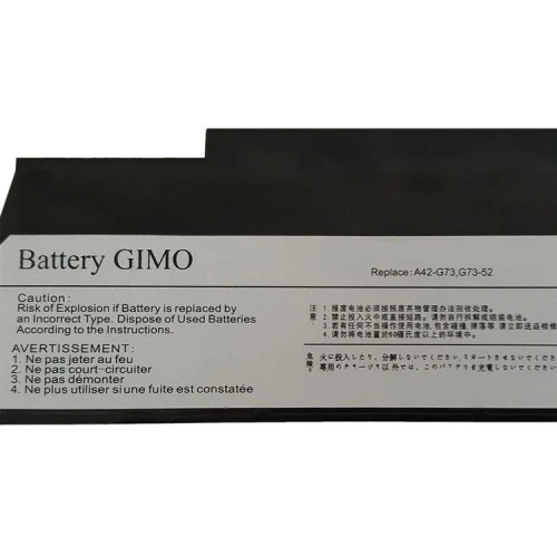 باتری لپ تاپ ایسوس G53-G73-8Cell مشکی