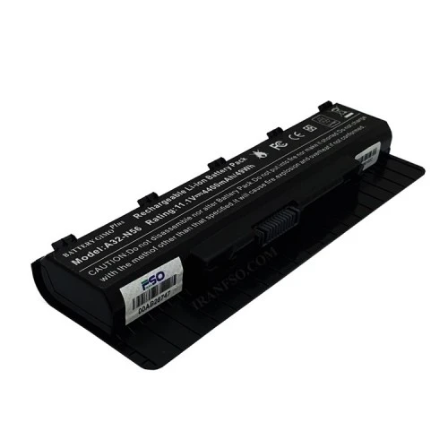 باتری لپ تاپ ایسوس N46-N56-6Cell Gimo Plus مشکی-49 وات ساعت