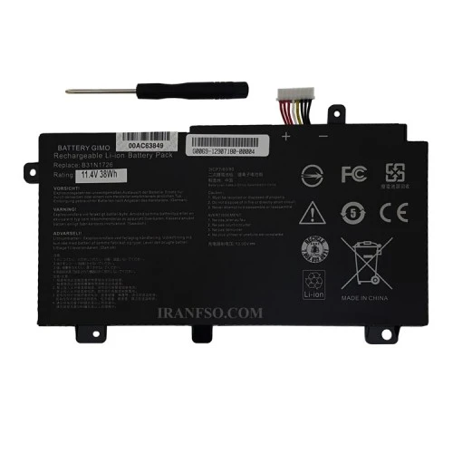 باتری لپ تاپ ایسوس FX504_B31N1726 Type A داخلی