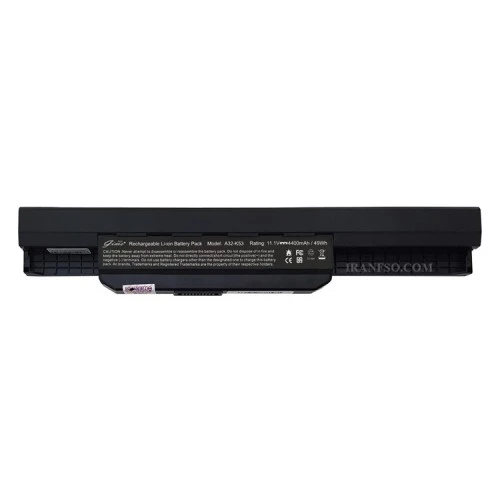 باتری لپ تاپ ایسوس K53-6Cell Gimo Plus مشکی-49 وات ساعت