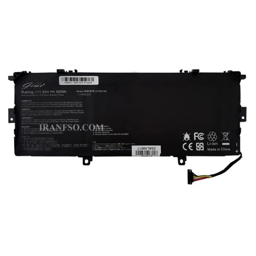 باتری لپ تاپ ایسوس ZenBook UX331U_C31N1724 Gimo Plus مشکی-داخلی-50 وات ساعت
