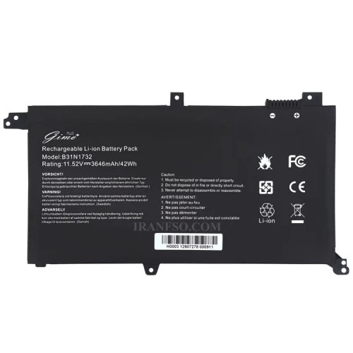 باتری لپ تاپ ایسوس VivoBook K571-FX571_B31N1732 Gimo Plus