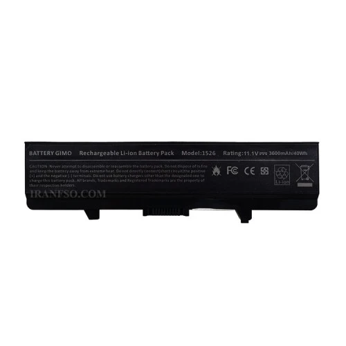 باتری لپ تاپ دل Inspiron 1525-1526-1545_6Cell مشکی-40 وات ساعت
