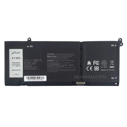 باتری لپ تاپ دل Latitude 3320_G91J0_Gimo Plus مشکی داخلی-41 وات ساعت