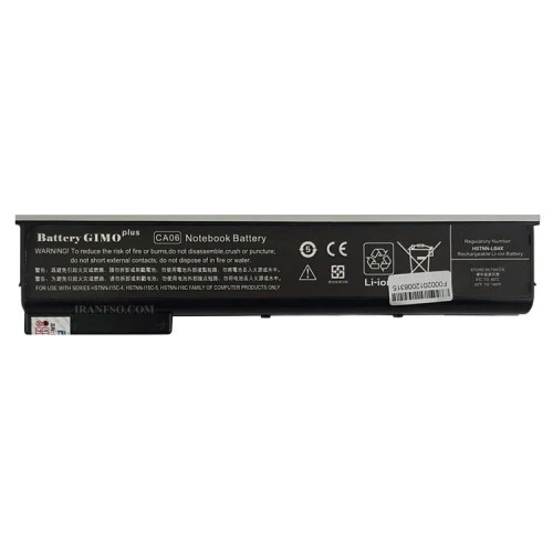 باتری لپ تاپ اچ پی ProBook 650-G1_CA06-6Cell Gimo Plus مشکی-49 وات ساعت