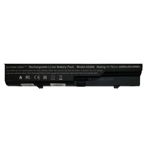 باتری لپ تاپ اچ پی ProBook 4320-4520-6Cell Gimo Plus مشکی-49 وات ساعت