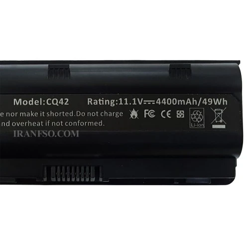باتری لپ تاپ اچ پی Pavilion DM4-G62-G6_Compaq CQ42_6Cell مشکی-4400 میلی آمپر ساعت
