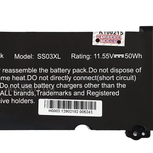 باتری لپ تاپ اچ پی EliteBook 840 G5_840 G6_SS03XL_Gimo Plus مشکی داخلی-50 وات ساعت