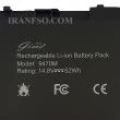 باتری لپ تاپ اچ پی EliteBook Folio 9470_I10C Gimo Plus مشکی-52 وات ساعت