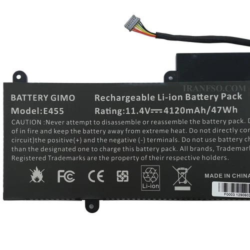 باتری لپ تاپ لنوو ThinkPad E450 مشکی-داخلی