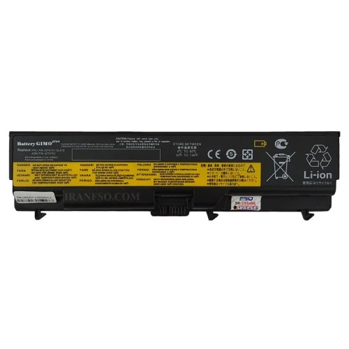 باتری لپ تاپ لنوو Thinkpad T410-T510-SL410-6Cell Gimo Plus مشکی-49 وات ساعت